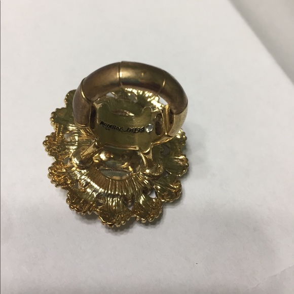 Betsey Johnson Teal Mermaid Stretch Ring - Picture 8 of 16